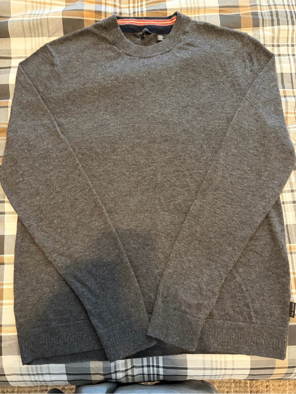 Ted Baker Gray Crewneck Sweater